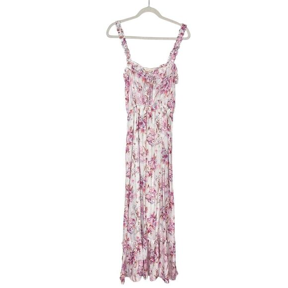 Lovestitch Pink Floral Maxi Dress - Picture 2 of 16